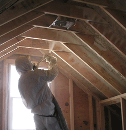 Providence RI attic spray foam insulation